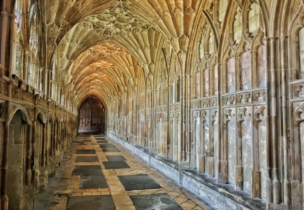 Gloucester Cathedral, Gloucester, England.
