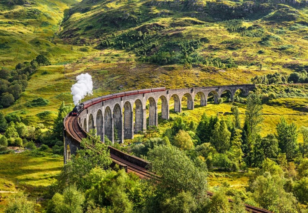 Jacobite Steam Train, Scotland.