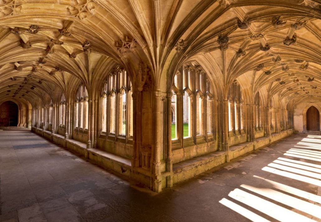 Lacock Abbey, Wiltshire, England.