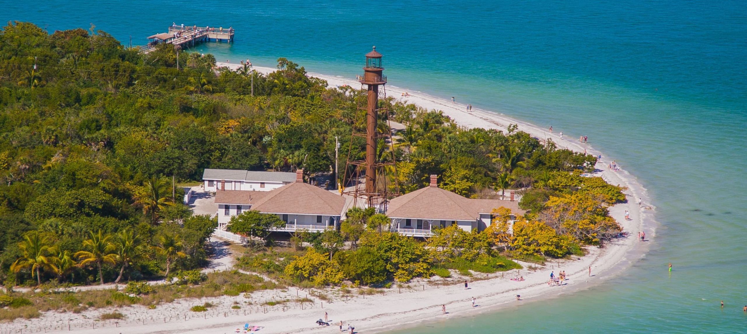 The Sanibel Lighthouse, in the Sanibel Island, Florida.