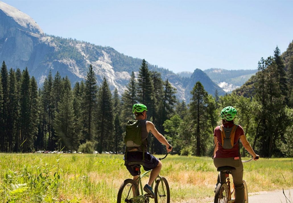 cycling at yosemite