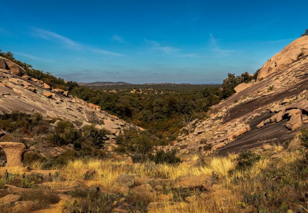 Enchanted Rock State Park, in Texas.