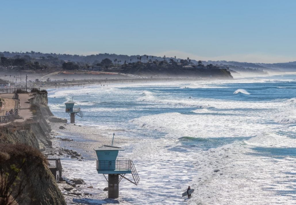 Cardiff State Beach, California, USA.