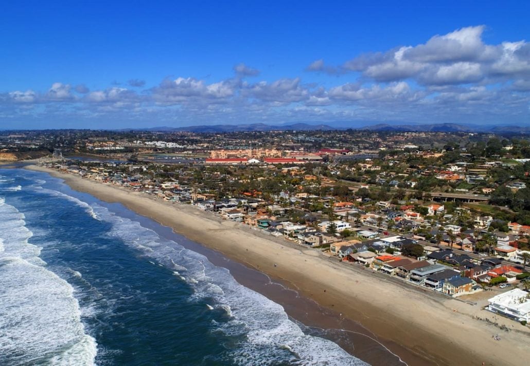 Del Mar North Beach, California, USA.