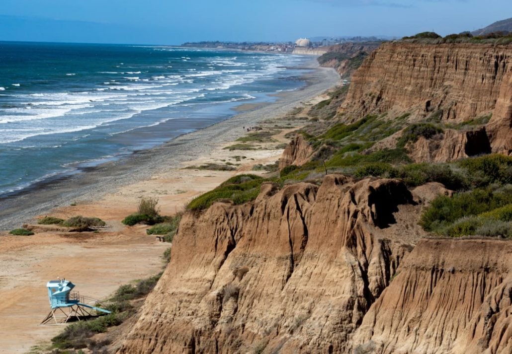 San Onofre Surf Beach, California, USA.