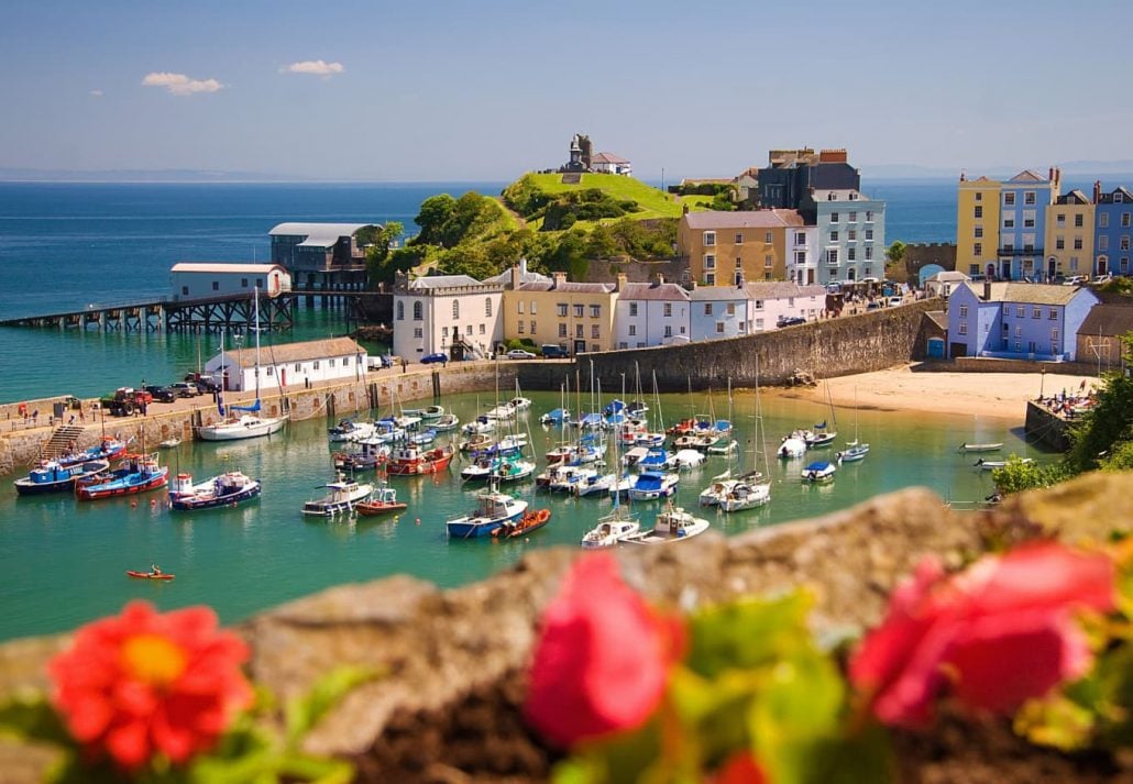 Tenby Harbour, Tenby, Pembrokeshire, Wales, UK.