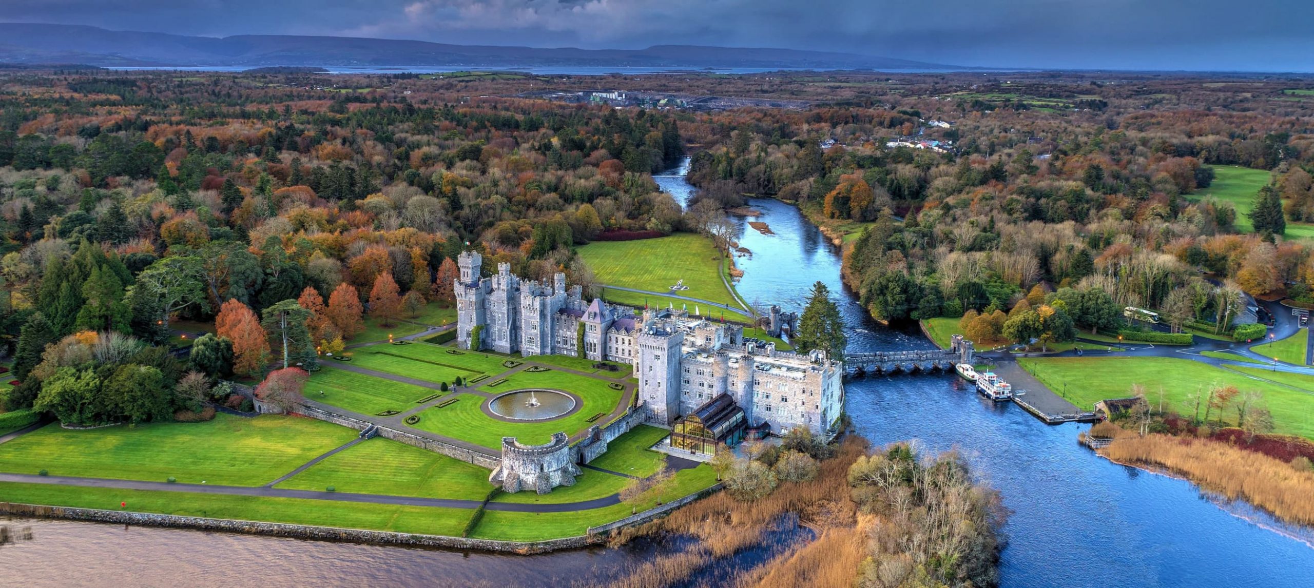Ashford Castle, in Ireland, UK.