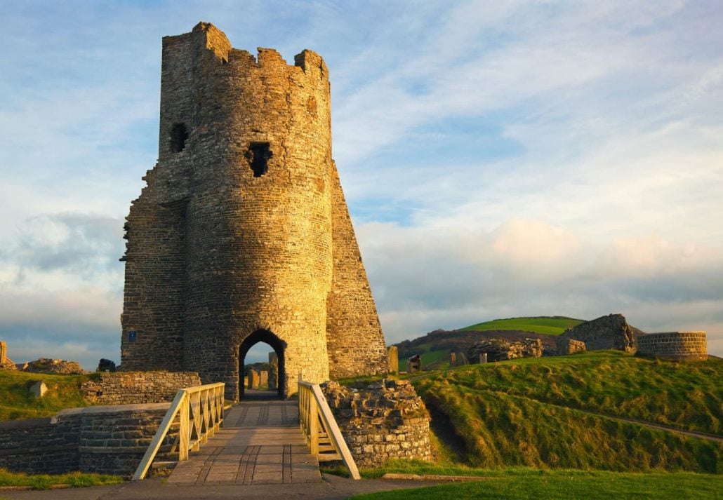 Aberystwyth Castle, Wales, UK.