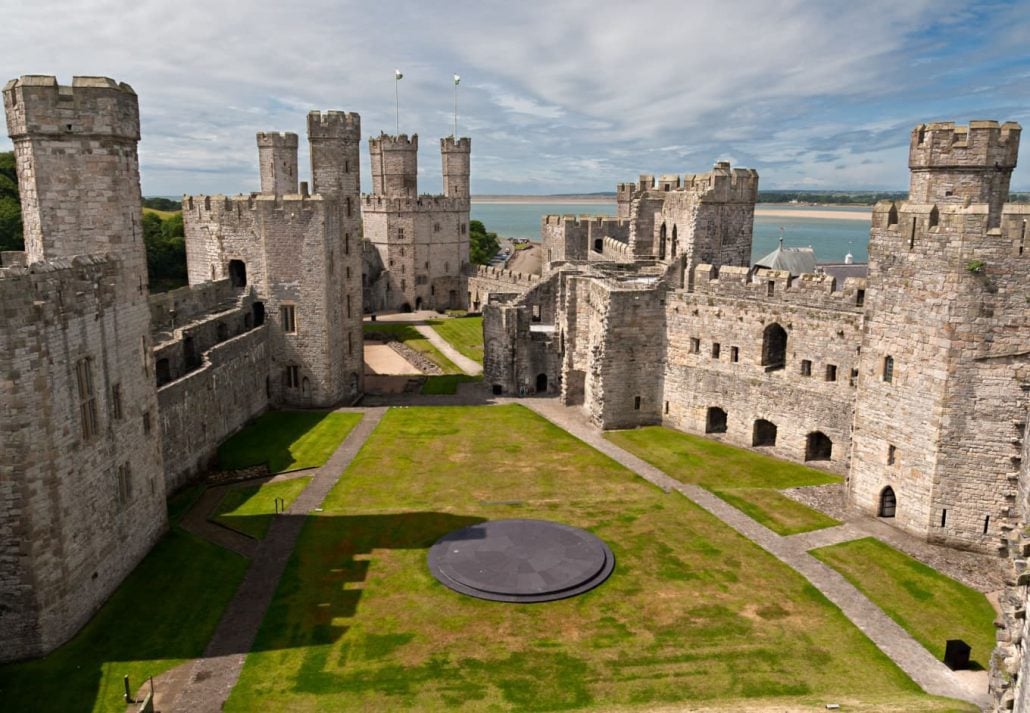 Caernarfon Castle, Wales, UK.