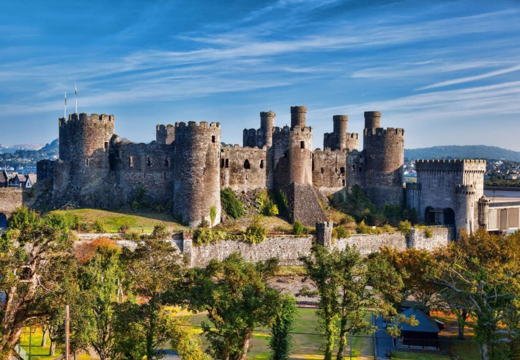 Conwy Castle, Wales, UK.