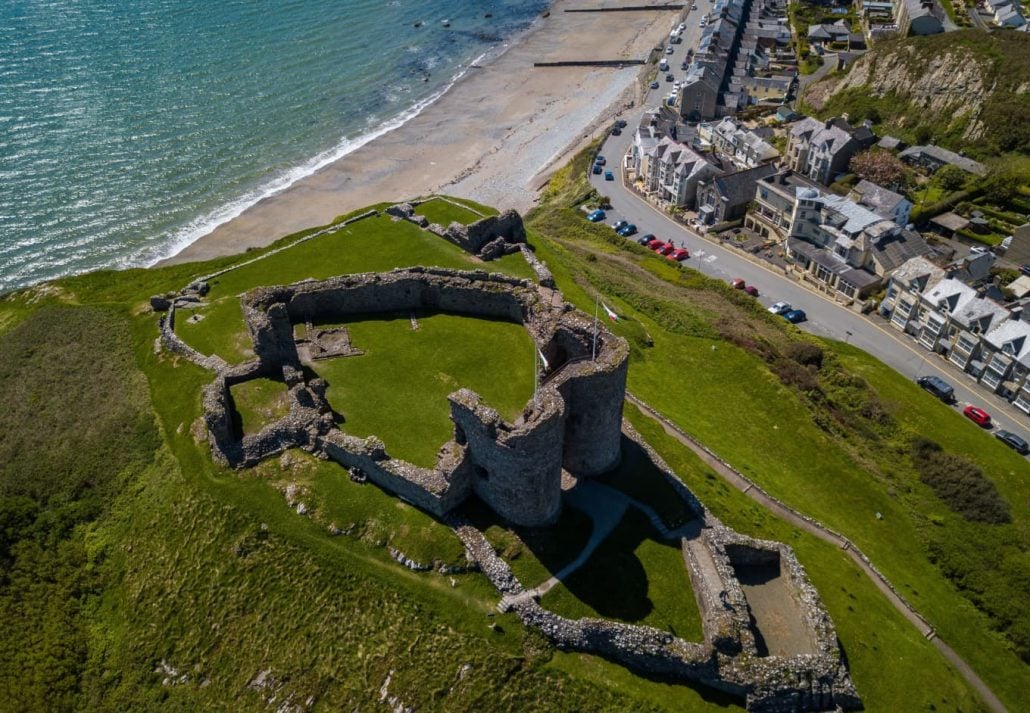 Criccieth Castle, Wales, UK.