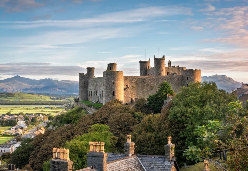 Harlech Castle, Wales, UK.