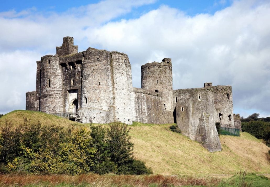 Kidwelly Castle, Wales, UK.