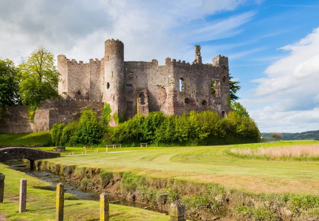 Laugharne Castle, Wales, UK.