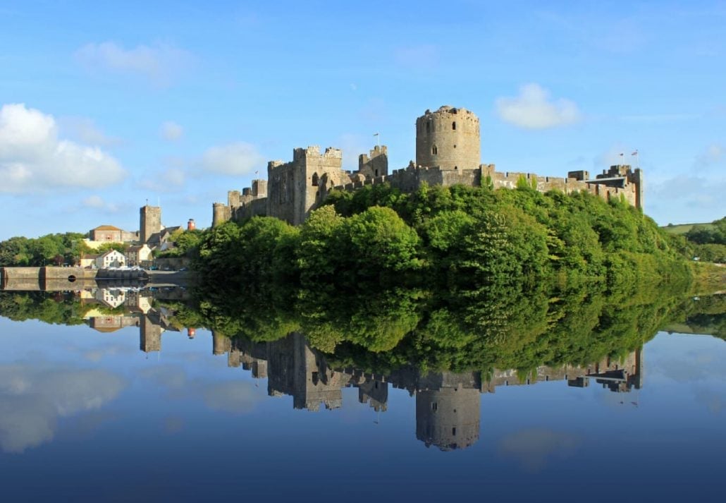 Pembroke Castle, Wales, UK.