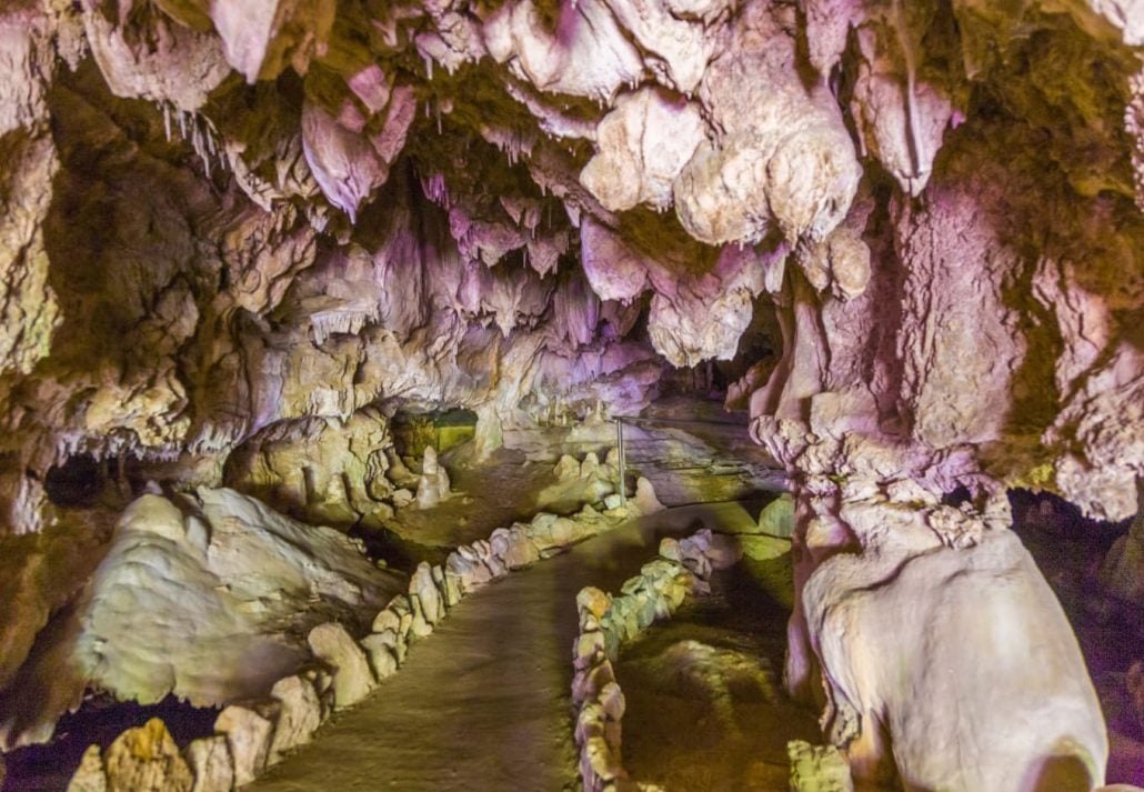 The Crystal Cave in Sequoia National Park, California, USA.