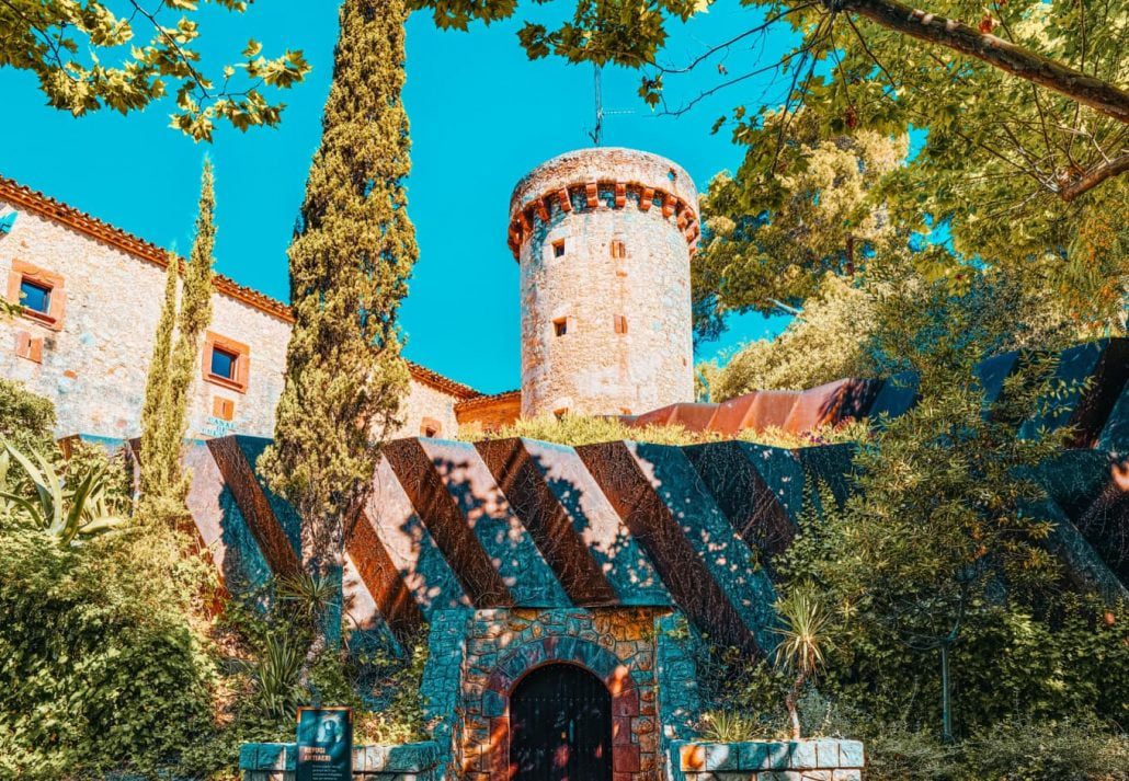 The Castelldefels Castle in Catalonia, Spain.