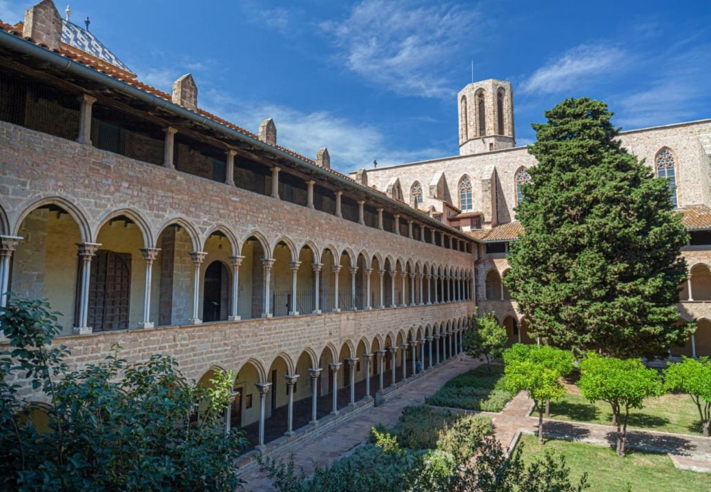 Pedralbes Monastery, in Barcelona, Spain.