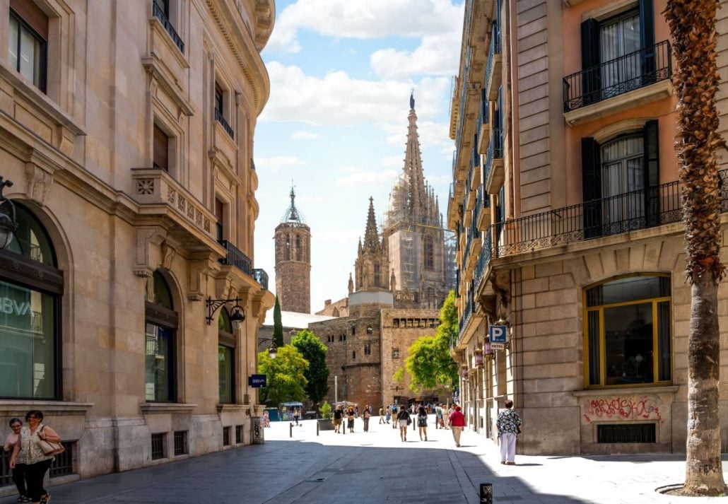 Barcelona's Gothic Cathedral.